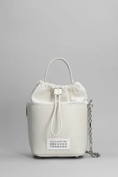 Maison Margiela Hand Bag In White Leather