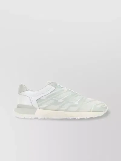 Maison Margiela 50-50 Lace-up Sneakers In White