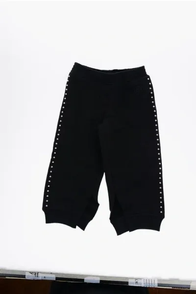 Maison Margiela Mm6 Cotton Joggers With Side Studs