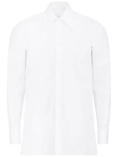 Maison Margiela Point Collar Shirt Clothing In White