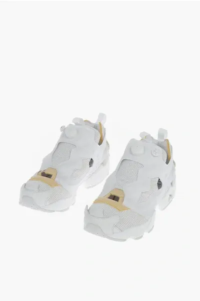 Maison Margiela Reebok Mm22 Fabric Instapump Fury Memory Of Sneakers In White