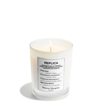 Maison Margiela Replica Beach Vibes Candle 165g In White