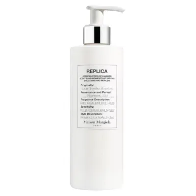 Maison Margiela Replica Lazy Sunday Morning Body Lotion 400ml In White