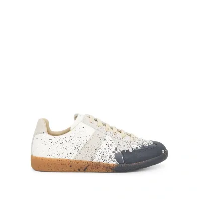 Maison Margiela Replica Paint Drop Sneaker In White