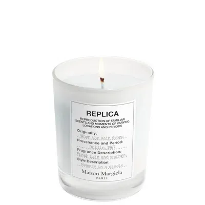 Maison Margiela Replica When The Rain Stops Candle 165g In White