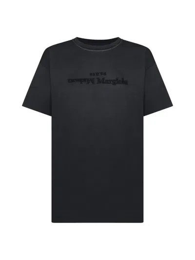 Maison Margiela T-shirt In Washed Black