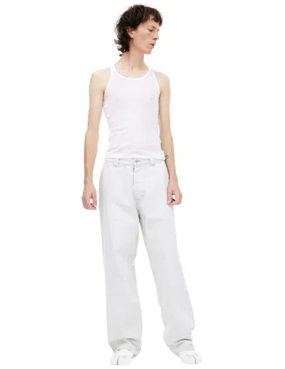 Maison Margiela White Straight Jeans