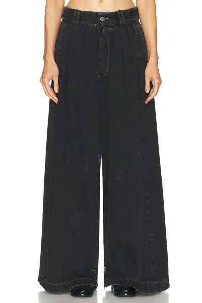 Maison Margiela Wide Leg In Black