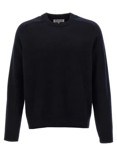 Maison Margiela Wool Sweater In Blue