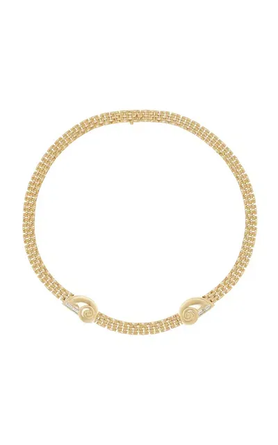 Maison Tjoeng Arcadia Small 18k Yellow Gold Choker