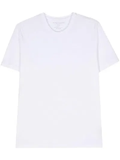 Majestic Crew-neck T-shirt In White