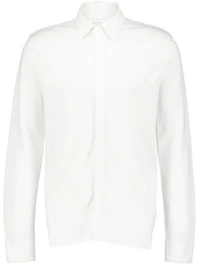 Majestic Round-neck Long-sleeve Shirt In White