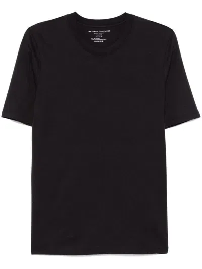 Majestic Organic Cotton T-shirt In Black