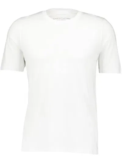 Majestic Round-neck T-shirt In White