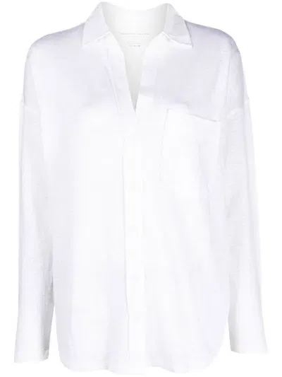 Majestic Linen Shirt In White