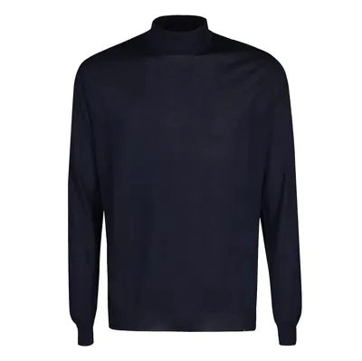 Malo Blue Wool Knitwear