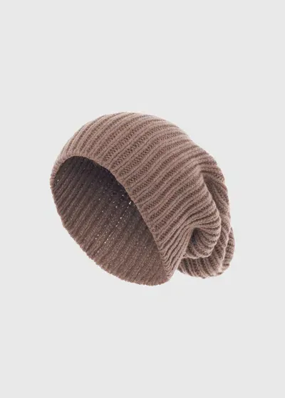 Malo Cappello In Cashmere In Brown