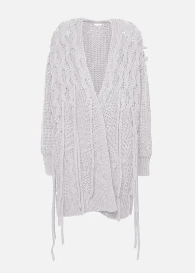 Malo Cardigan In Cashmere In White