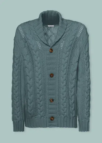 Malo Cardigan In Misto Cashmere In Gray