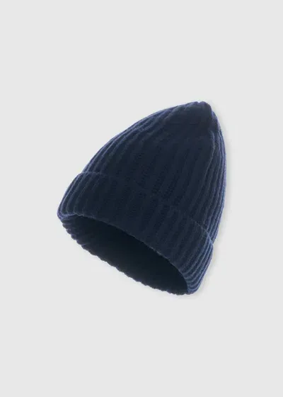 Malo Cappello In Cashmere, Monsai In Blue