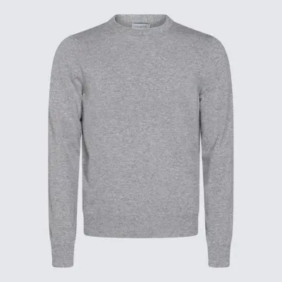 Malo Grey Cashmere Jumper In Cemento