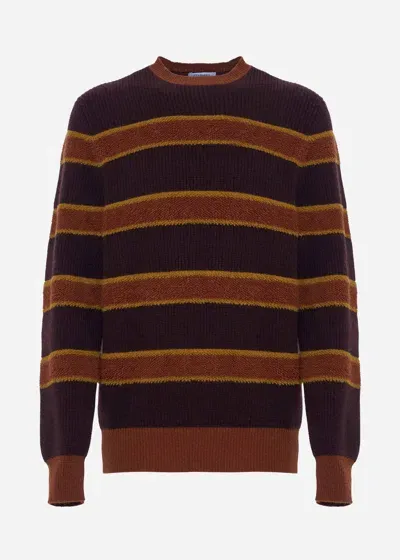 Malo Maglia Girocollo In Cashmere In Brown