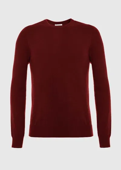 Malo Maglia Girocollo In Cashmere In Brown