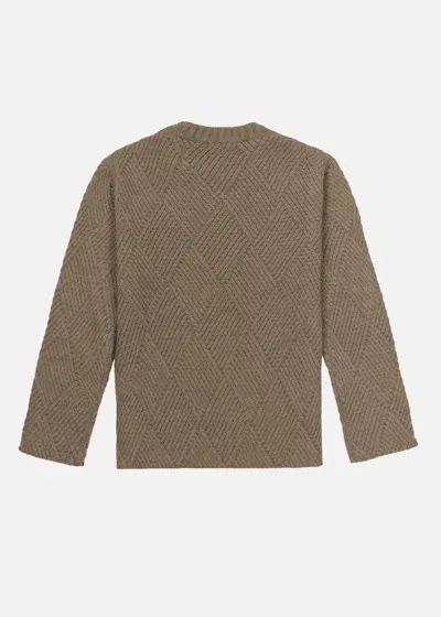 Malo Maglia Girocollo In Cashmere In Brown