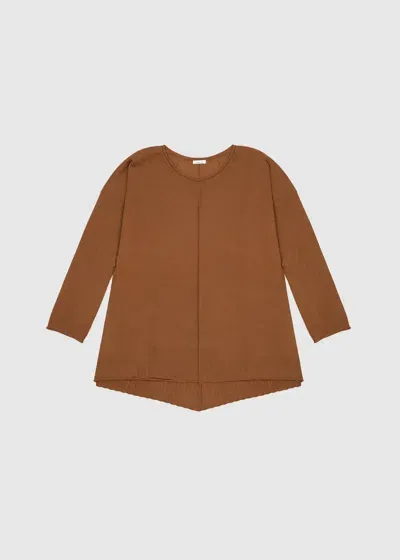 Malo Maglia Girocollo In Cashmere In Brown