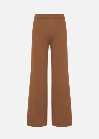 Malo Pantalone In Cashmere In Brown