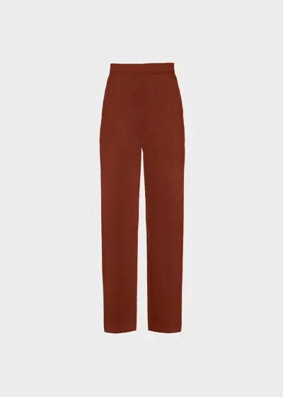 Malo Pantalone In Cashmere In Brown