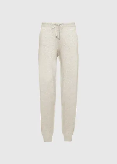 Malo Pantalone In Cashmere In White