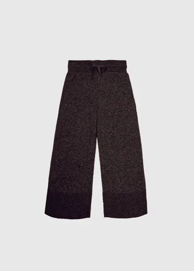 Malo Pantalone In Misto Cashmere In Brown