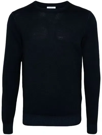 Malo Virgin-wool Sweater In Blue