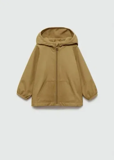 Mango Kids' Anorak In Neutral