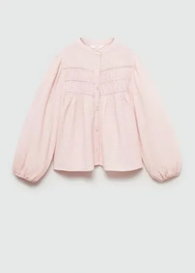 Mango Kids' Blouse Pink