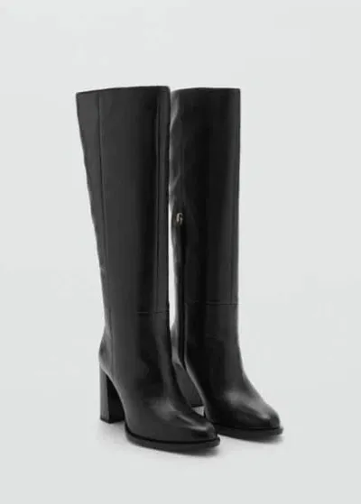 Mango Boots Black