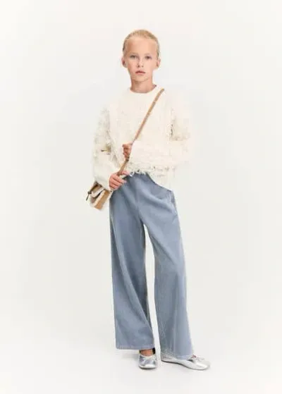 Mango Kids' Pantalon In Bleu