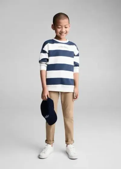 Mango Kids' Pantalon In Sable