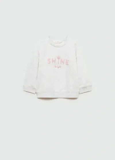 Mango Kids' Sweat In White