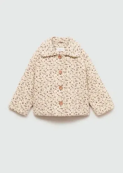 Mango Kids' Manteau In Pink