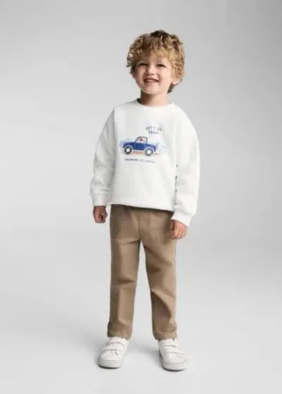 Mango Kids' Sweat In White