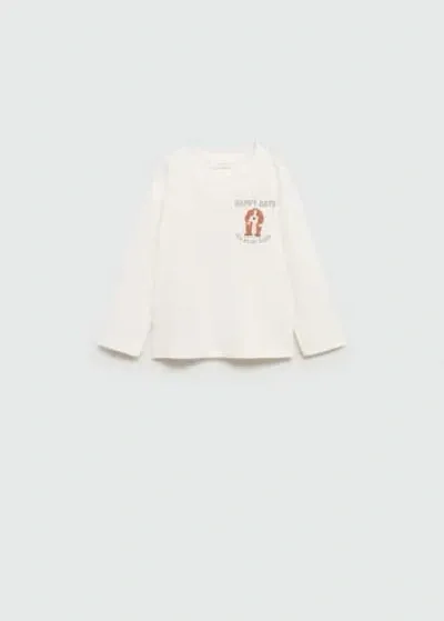 Mango Kids' T-shirt In Neutral