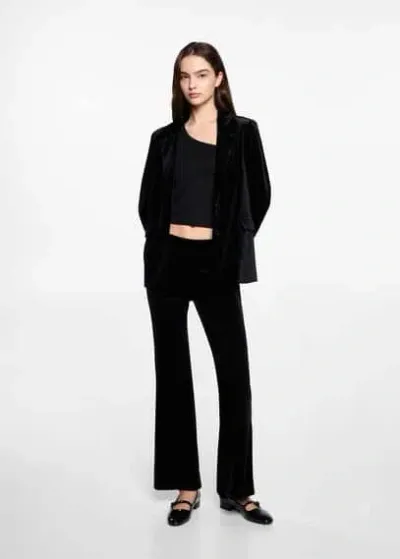 Mango Teen Blazer Black