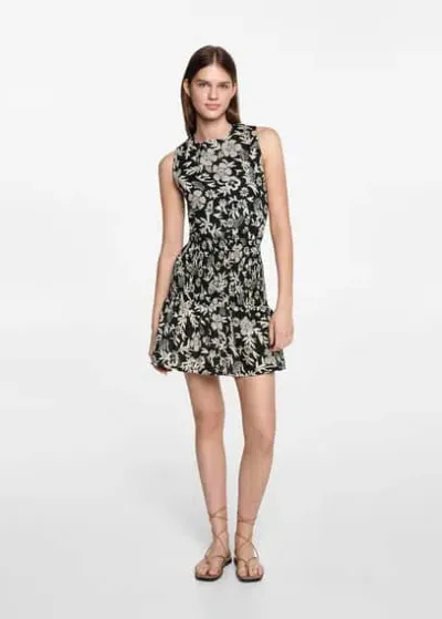 Mango Teen Dress Black