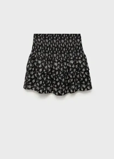 Mango Teen Skirt Black