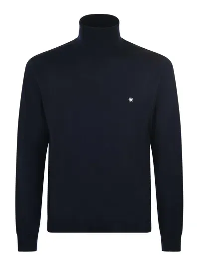 Manuel Ritz Turtleneck In Blue