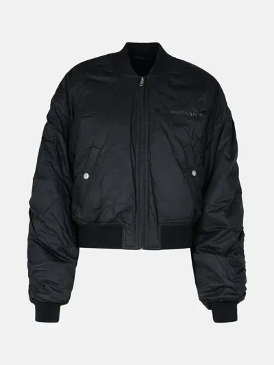 Marant Etoile 'bessime' Black Cotton Blend Bomber Jacket