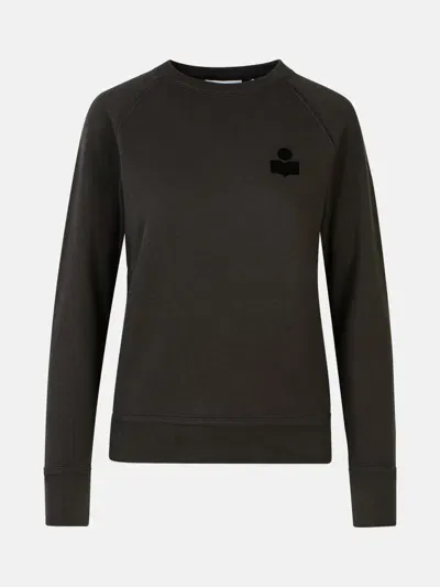 Marant Etoile 'milla' Black Cotton Blend Sweatshirt