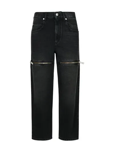 Marant Etoile 'salia' Black Cotton Jeans